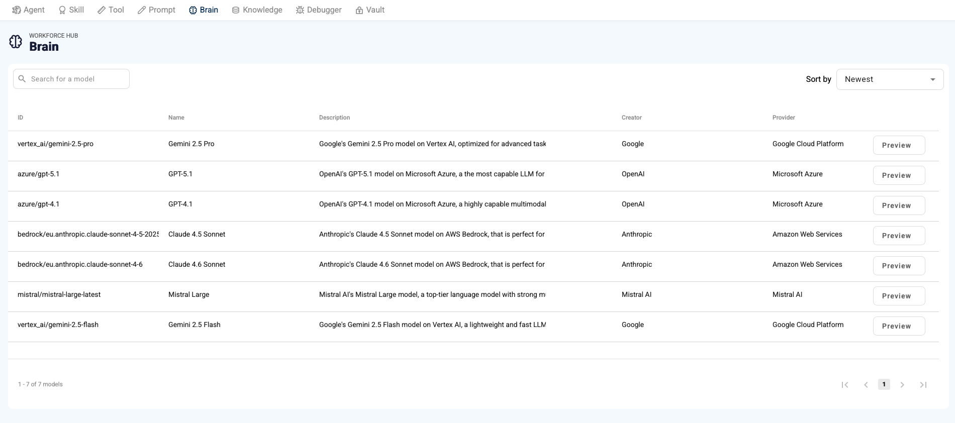 Brain Studio UI